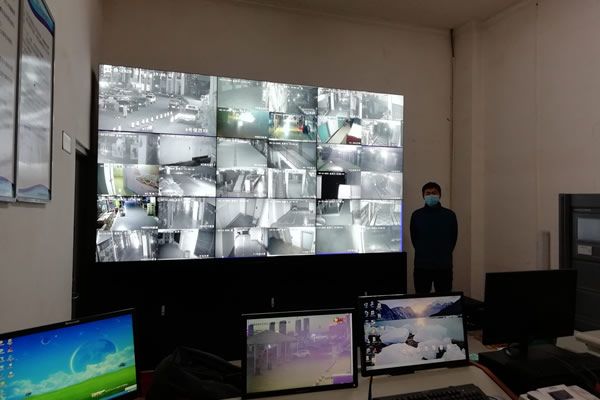 深圳福永某工業園-監控大屏