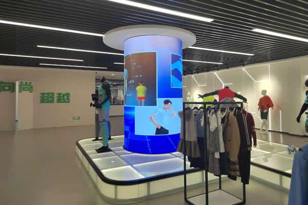 佛山市某品牌體驗店 - 弧形、圓柱LED顯示屏