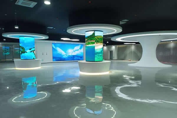企業展廳led大屏應用方案