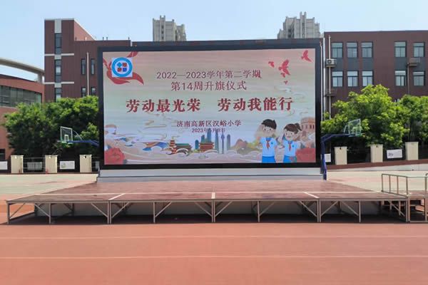 舞臺背景墻尺寸6*10米，配多大的LED顯示屏合適？